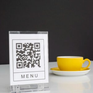 Digital Menu NFC & QR Display for restaurants and cafés by Turgo QR