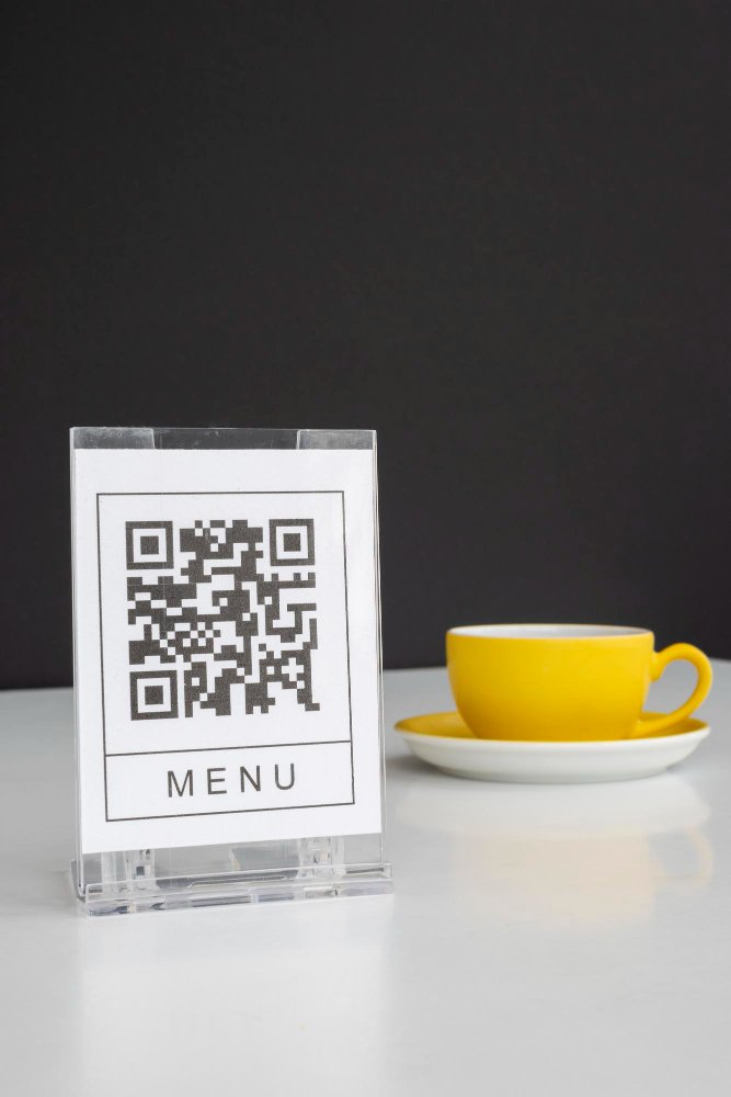Digital Menu NFC & QR Display for restaurants and cafés by Turgo QR